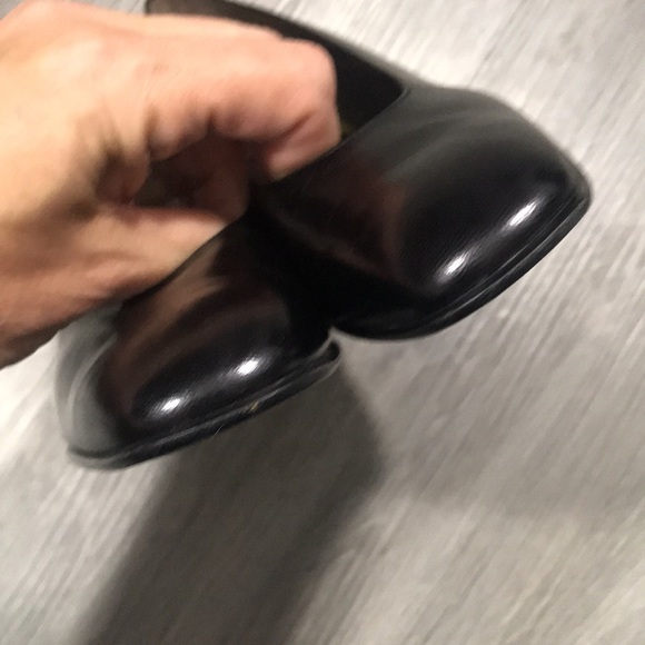 Salvatore Ferragamo Square Toe Block Heel Pumps - Picture 4 of 10